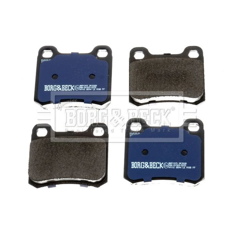 Borg & Beck 4 x Rear Brake Pad Set BBP1315