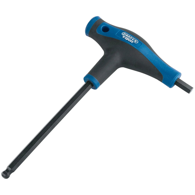 Draper Expert Soft Grip 'T' Handle Hexagon & Ball End Key - Multiple Sizes