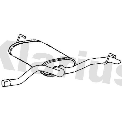 Klarius Box With Tail Pipe Rear PG1019A