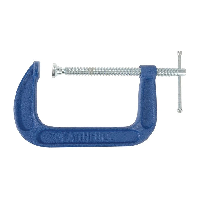 Faithfull Medium-Duty G-Clamp 150mm (6in) - FAIGMD6