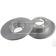 Borg & Beck 2 x Solid Rear Brake Discs BBD4296