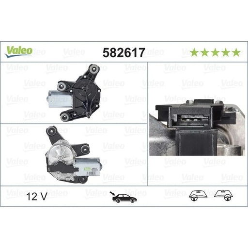 Valeo Front/Rear Wiper Motor Rear 582617