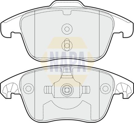 NAPA Front & Rear Pads fits AUDI FORD OPEL