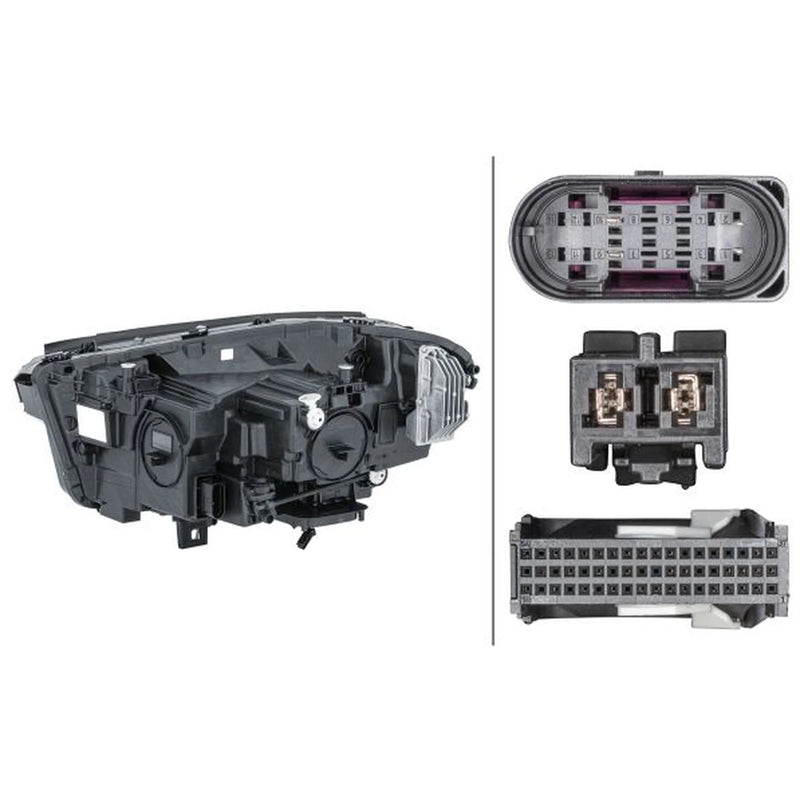 Hella Headlight Headlamp LED Right 1LX 013 074-641