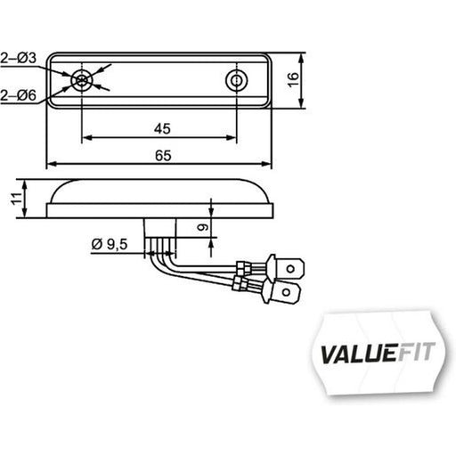 Hella Lamp Po MD12 2PG Front 2PG 357 010-021 5004575 2PG 357 010-021