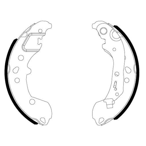 Textar Brake Shoe Set Axle Kit 91084100
