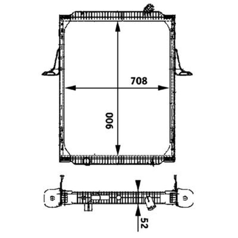 Mahle Engine Radiator CR 717 000P