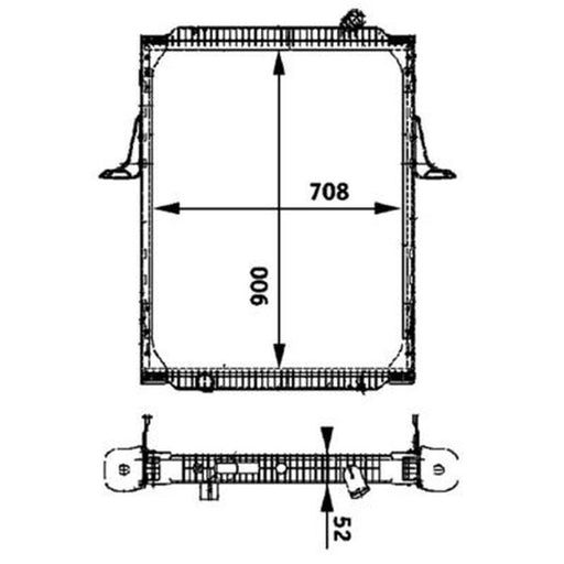 Mahle Engine Radiator CR 717 000P