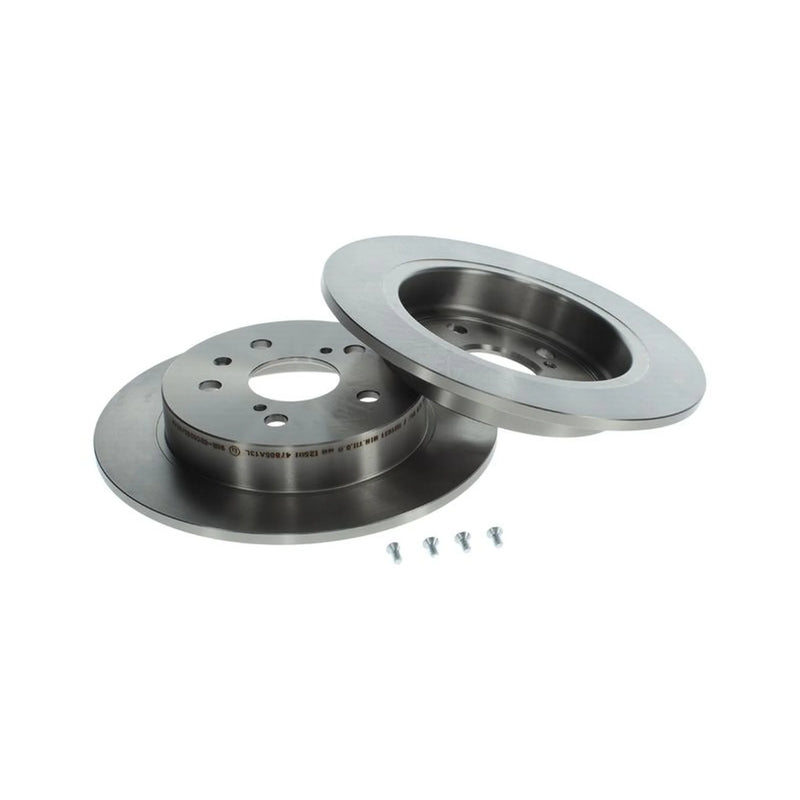 Bosch 2 x Solid Rear Brake Discs 0 986 479 047