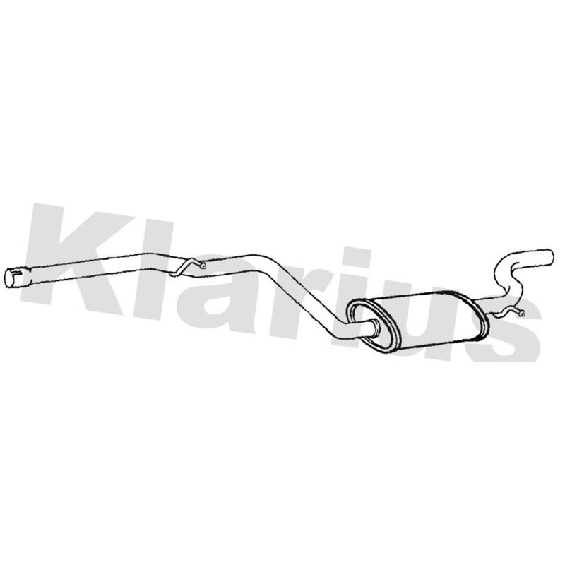 Klarius Box With Centre Pipe Centre VW774X