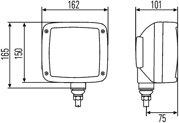 Hella 1SA 996 120-807 Headlight
