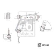 Febi Control/Trailing Arm Front Right 177891