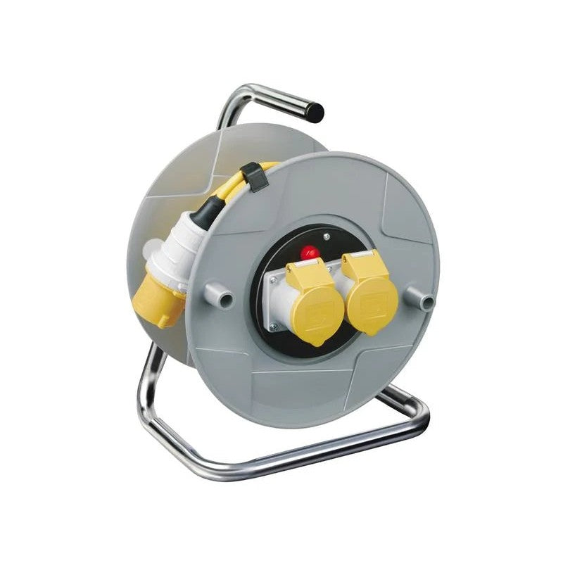 Brennenstuhl AK 260 Cable Reel 110V 16A 2-Socket 50m - 1098783