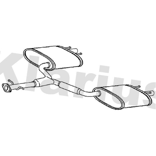 Klarius Box With Tail Pipe Rear TY784J