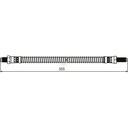 NAPA Brake Hydraulic Hose Line Rear NBH1300