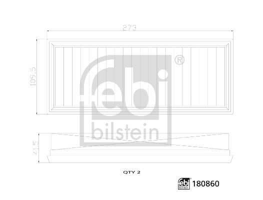 Febi Air Filter Kit