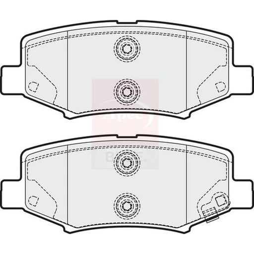 Apec Rear Brake Pad Set PD3657