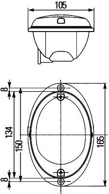 Hella 2BA 344 130-457 Direction Indicator