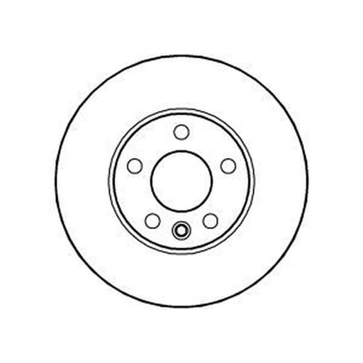 Abtex 2 x Vented Front Brake Discs BD637V