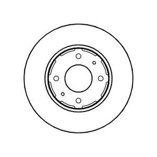 Abtex 2 x Vented Front Brake Discs BD855V