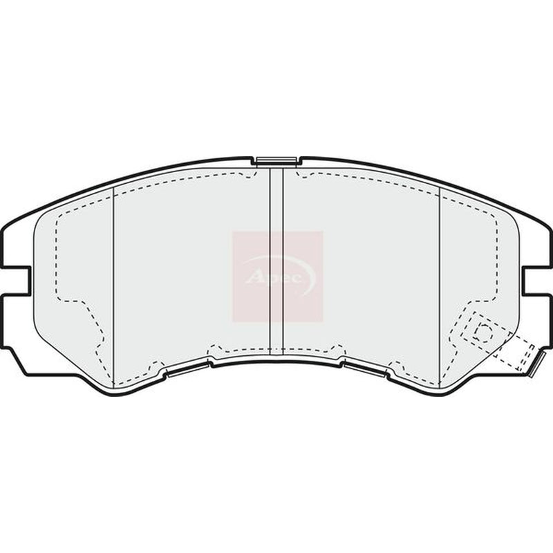 Apec Front Brake Pad Set PAD1085