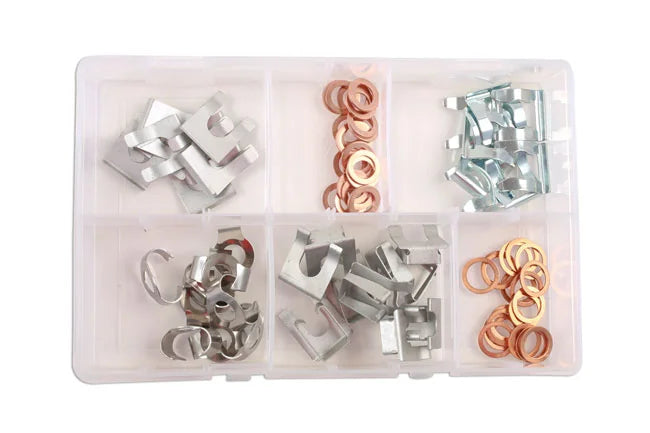 Connect Assorted Brake Hose Clips 15 - 28mm 80pc - CPL