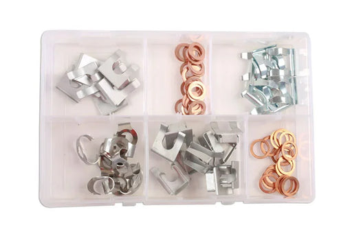 Connect Assorted Brake Hose Clips 15 - 28mm 80pc - CPL