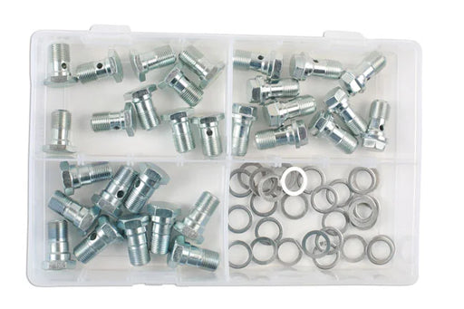Connect Assorted Brake Hose Banjo Bolts M12 60pc - CPL