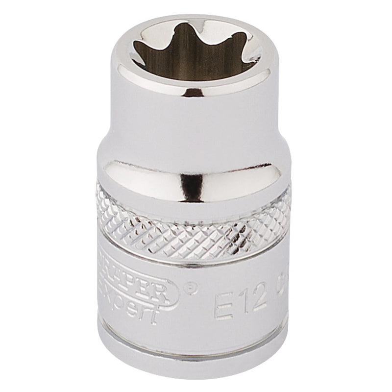 Draper Expert TX-STAR® Socket, Sq. Dr., E12 - Multi Length Options