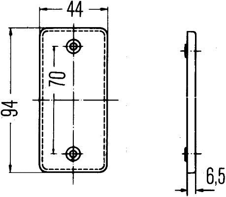 Hella 8RA 003 326-071 Reflector
