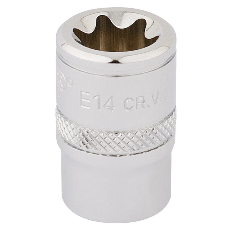 Draper Expert TX-STAR® Socket, Sq. Dr., E14 - Multi-Length Variations