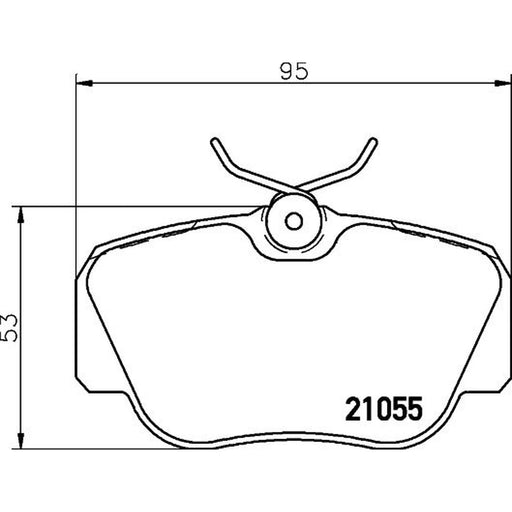 Mintex Front Brake Pad Set MDB1402