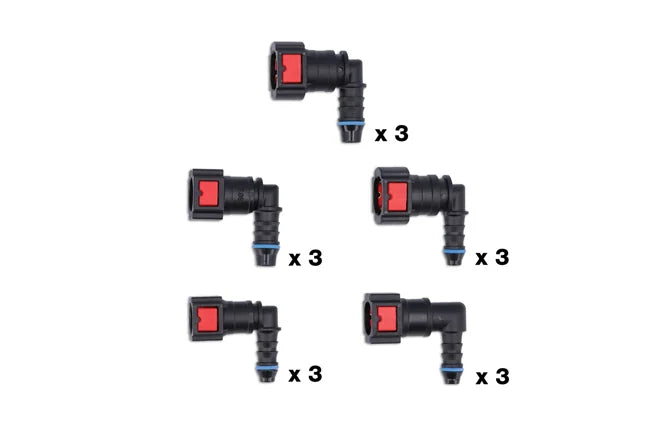 Connect Assorted 90° Angled AdBlue® Quick Connectors 15pc - CPL