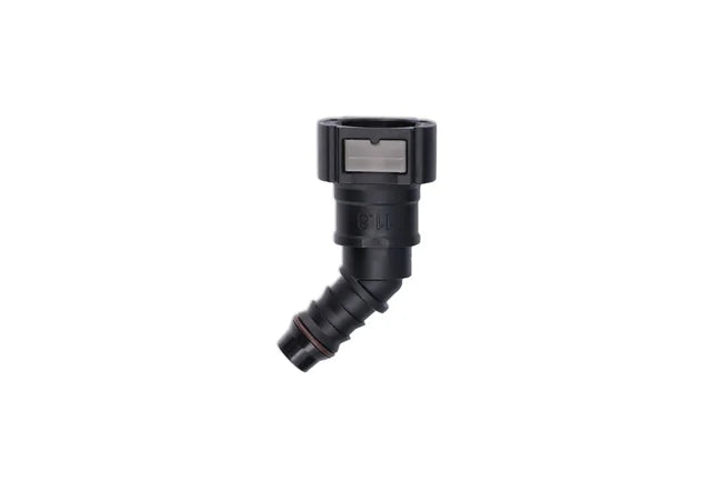 Connect 45° Angled Fuel Line Quick Connectors 11.8 x 10mm 3pc - CPL