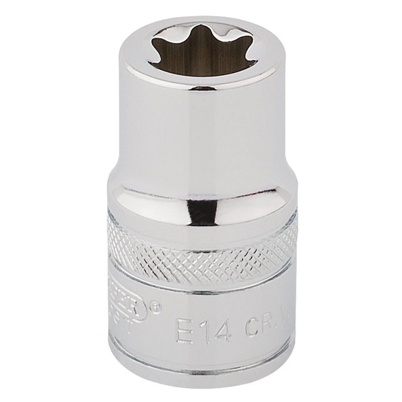 Draper Expert TX-STAR® Socket, Sq. Dr., E14 - Multi-Length Variations