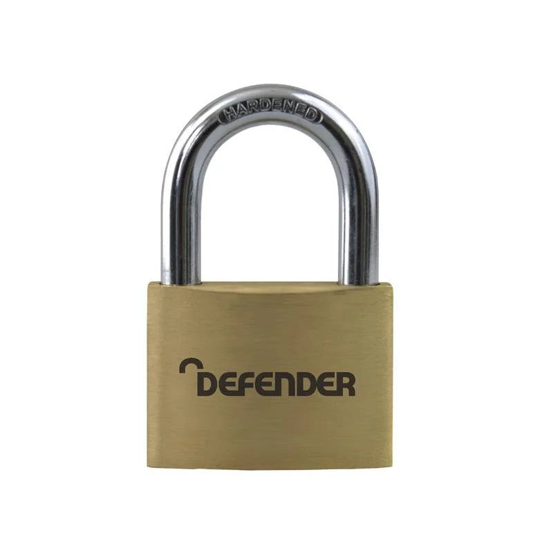 DEFENDER Brass Padlock 20-60mm