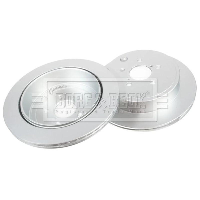 Borg & Beck 2 x Vented Rear Brake Discs BBD5412