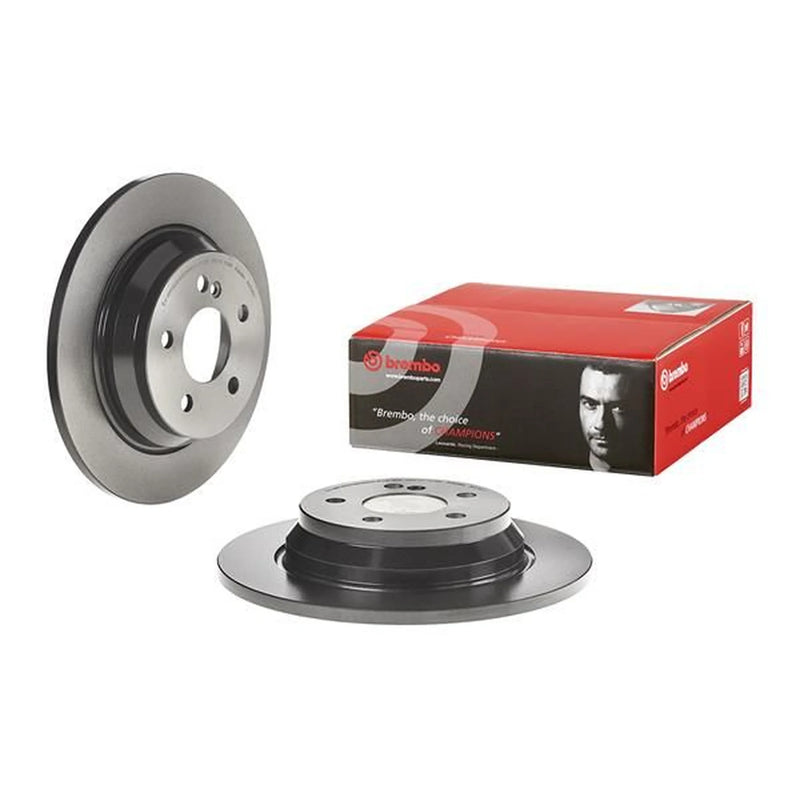 Brembo 2 x Solid Rear Brake Discs 08.A734.11