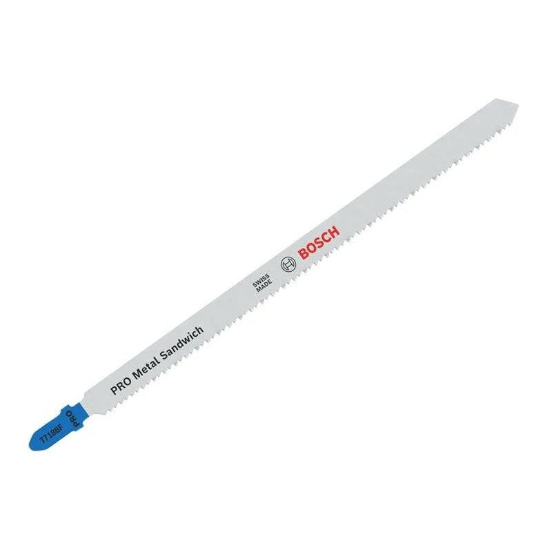 Bosch Powertool Accessories PRO Metal Sandwich T718BF Jigsaw Blade 180mm Pack of