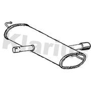 Klarius Box With Tail Pipe Rear AU440M