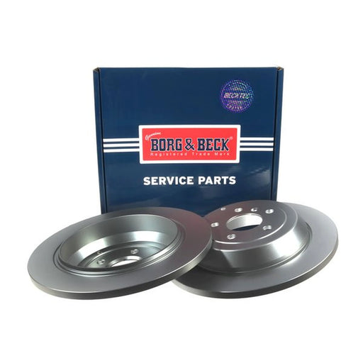 Borg & Beck 2 x Solid Rear Brake Discs BBD4541