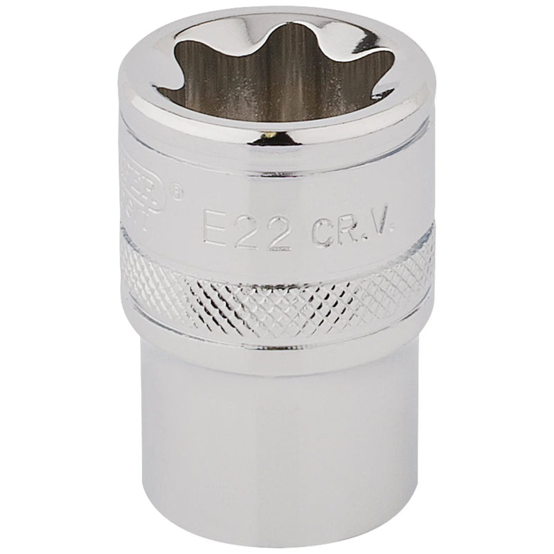 Draper Expert Socket TX-STAR® 1/2" Sq. Dr. E22