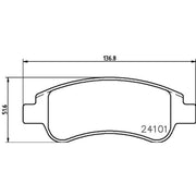 DON Front Brake Pad Set PCP1023