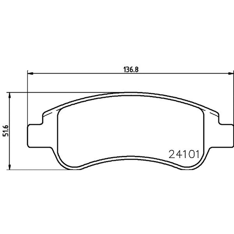 DON Front Brake Pad Set PCP1023