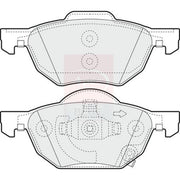Apec Front Brake Pad Set PD3333