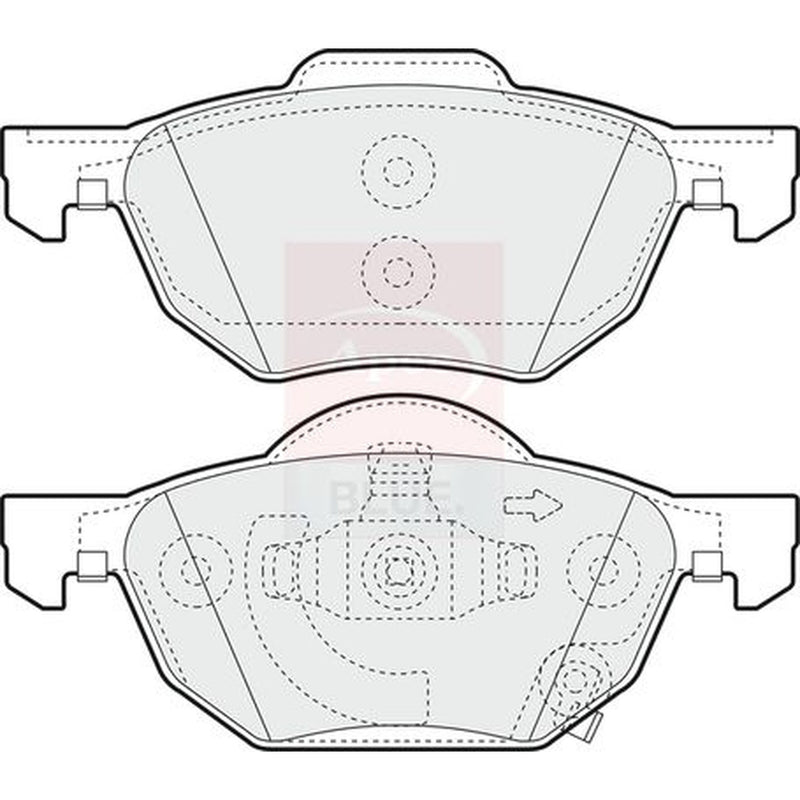 Apec Front Brake Pad Set PD3333