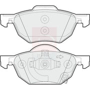 Apec Front Brake Pad Set PD3333