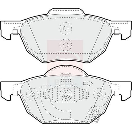 Apec Front Brake Pad Set PD3333