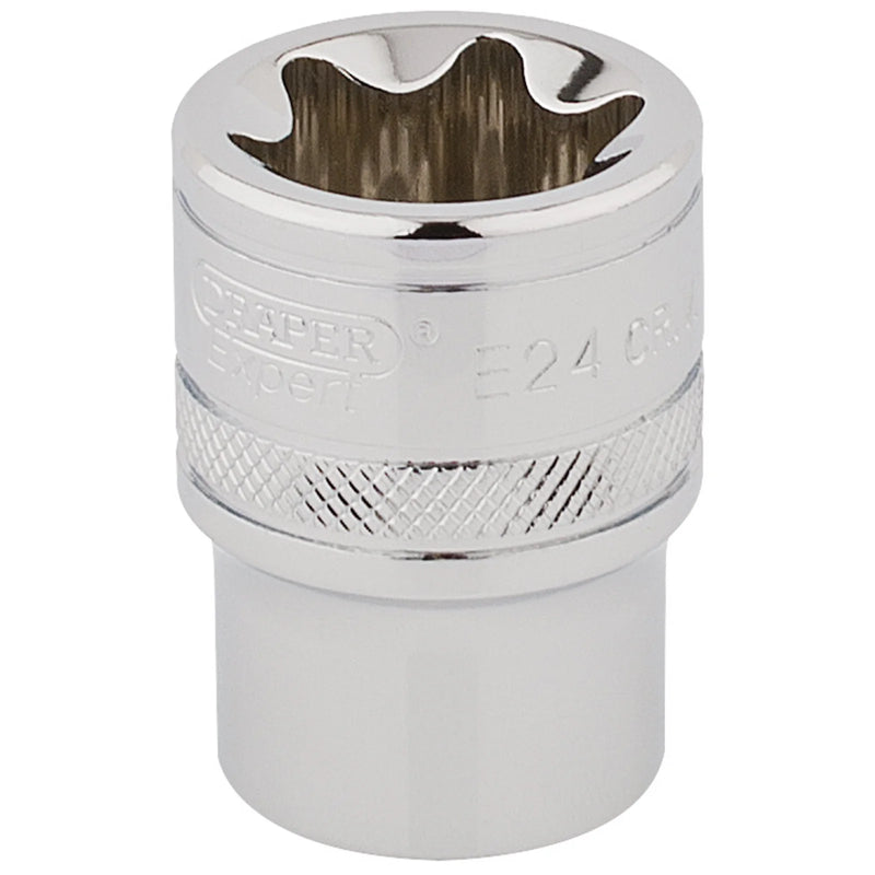 Draper Expert Socket TX-STAR® 1/2" Sq. Dr. E24