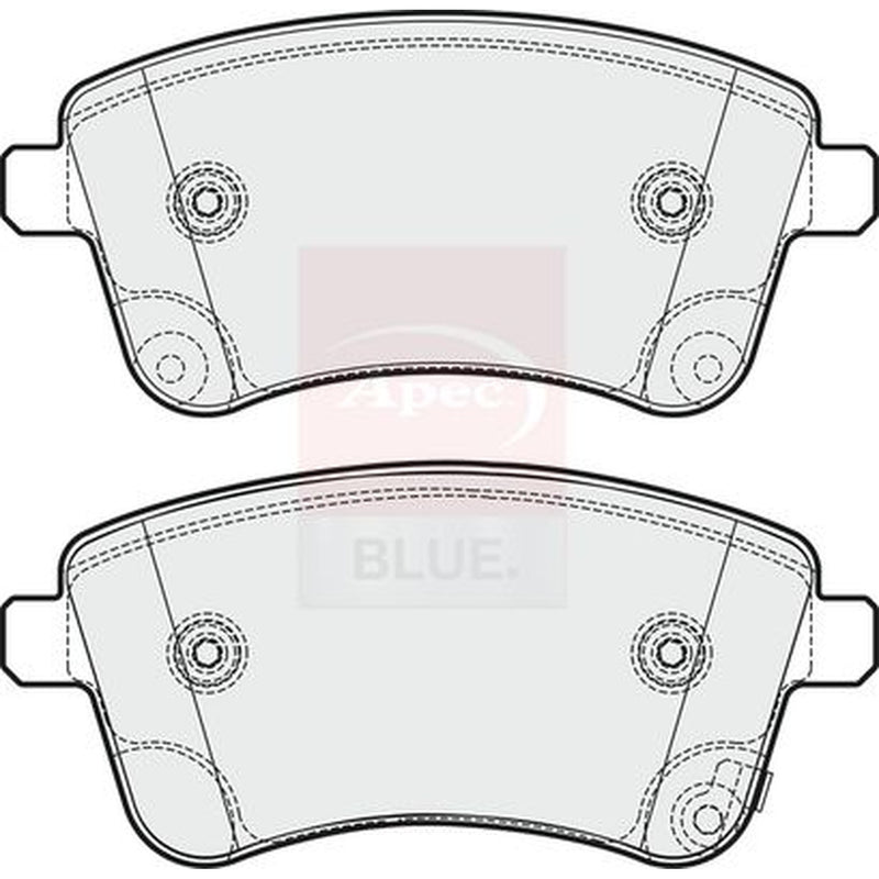 Apec Front Brake Pad Set PD3706